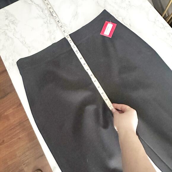 Spanx SuperSmooth‎ Perfect Fit Ponte Slim Straight Black Pants Women’s XL TALL - Picture 12 of 13
